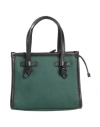 Gianni Chiarini Marcella Club Woman Handbag Green Size - Soft Leather, Textile Fibers