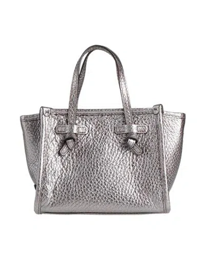 Gianni Chiarini Marcella Club Woman Handbag Gunmetal Size - Leather In Gray