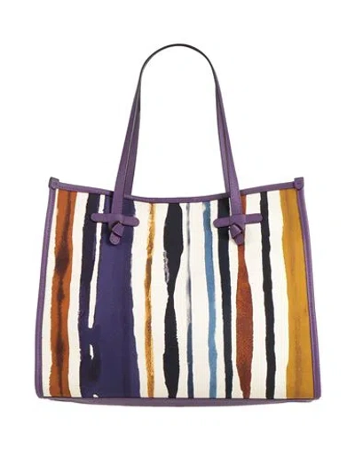Gianni Chiarini Marcella Club Woman Handbag Purple Size - Textile Fibers