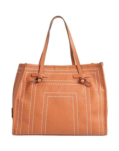 Gianni Chiarini Marcella Club Woman Handbag Tan Size - Leather In Brown