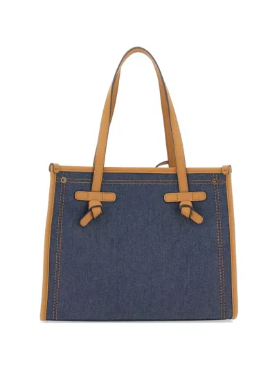 Gianni Chiarini Marcella Denim Tote Bag In Blue