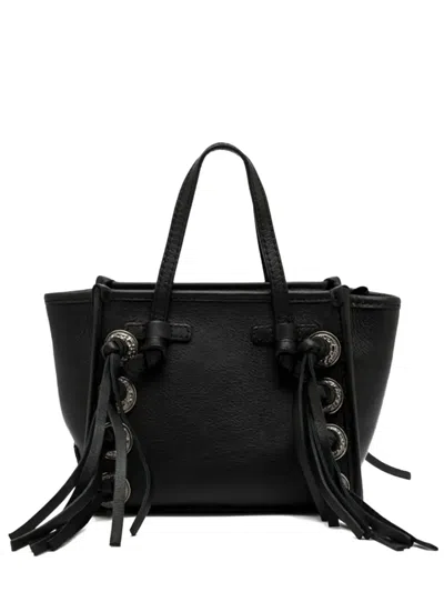 Gianni Chiarini Marcella Fringed Tote Bag In Black
