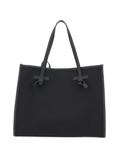 Gianni Chiarini Marcella Knot-detail Shoulder Bag In Black