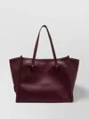 Gianni Chiarini Marcella Leather Shopping Tote Bag In Red