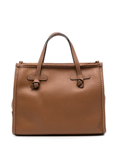 Gianni Chiarini Marcella Leather Tote Bag In Brown