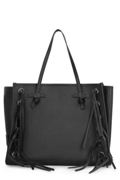 Gianni Chiarini Marcella Leather Tote In Black