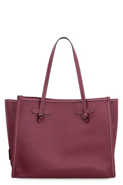 Gianni Chiarini Marcella Leather Tote In Purple