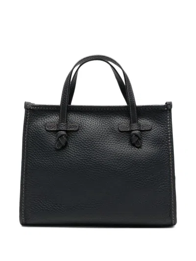 Gianni Chiarini Marcella Pebbled Leather Tote Bag In Black