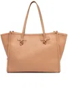 Gianni Chiarini Marcella Rectangular Brown Structured Leather Tote In Brown