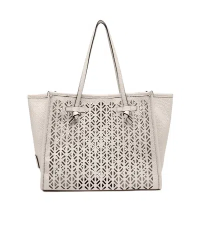 Gianni Chiarini Marcella Sabbia Shoulder Bag In Nude