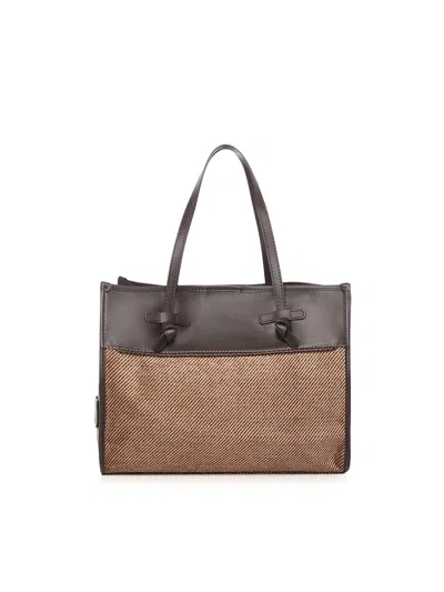 Gianni Chiarini Marcella Shopping Bag In Brown