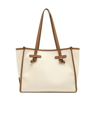 Gianni Chiarini Marcella Shopping Bag In Neutral