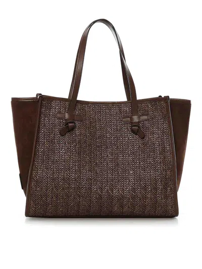 Gianni Chiarini Marcella Shopping Bag In Brown