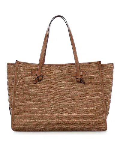 Gianni Chiarini Marcella Shopping Bag In Brown