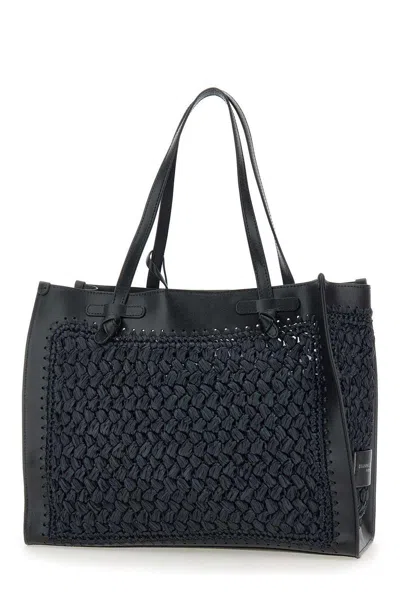 Gianni Chiarini Marcella Shopping Bag In Black
