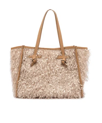 Gianni Chiarini Marcella Shopping Bag In Nude