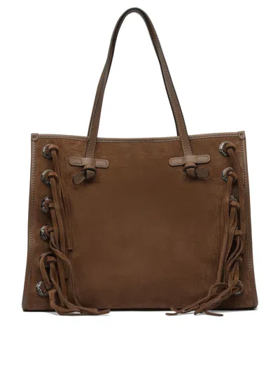 Gianni Chiarini "marcella" Shoulder Bag In Brown
