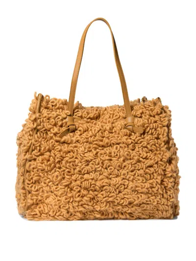 Gianni Chiarini "marcella" Shoulder Bag In Beige