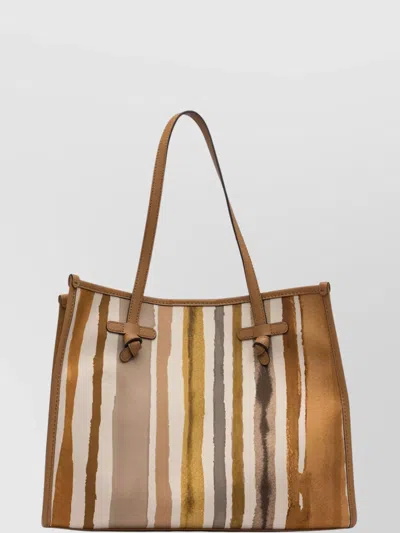 Gianni Chiarini Marcella Striped Pattern Tote Bags