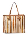 Gianni Chiarini Marcella Striped-print Tote Bag