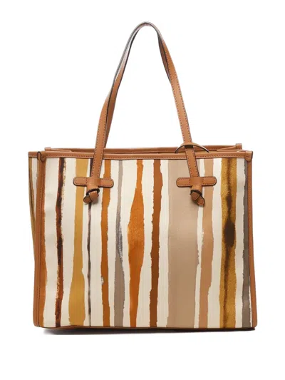 Gianni Chiarini Marcella Striped-print Tote Bag