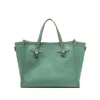 Gianni Chiarini Marcella Structured Green Calf Leather Shoulder Bag