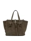Gianni Chiarini Marcella Suede Tote Bag In Green