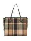 Gianni Chiarini Marcella Fabric Tote In Brown