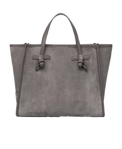Gianni Chiarini Marcella Top Handle Bag In Gray