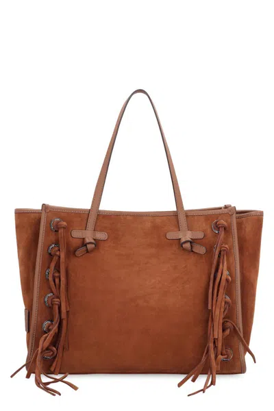 Gianni Chiarini Marcella Tote Bag In Brown