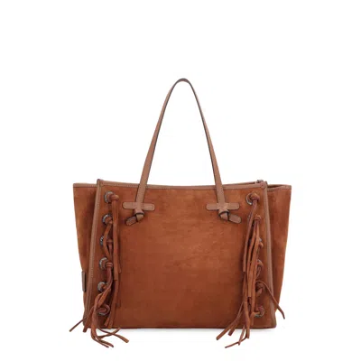Gianni Chiarini Marcella Tote Bag In Brown
