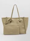 Gianni Chiarini Marcella Tote Bag Detachable Pouch Leather In Neutral