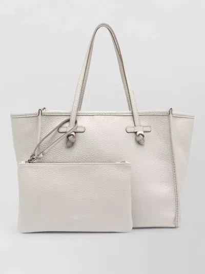 Gianni Chiarini Marcella Tote Bag Dual Handles Open Top In White