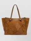 Gianni Chiarini Marcella Tote Bag Dual Handles Quilting In Brown