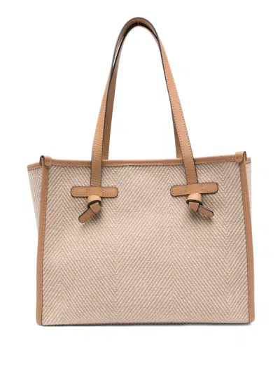 Gianni Chiarini Marcella Tote Bag In Neutral