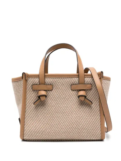 Gianni Chiarini Marcella Tote Bag In Neutral
