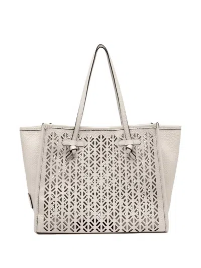 Gianni Chiarini Marcella Tote Bag In Nude