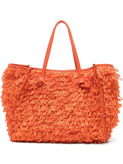 Gianni Chiarini Marcella Tote Bag In Orange