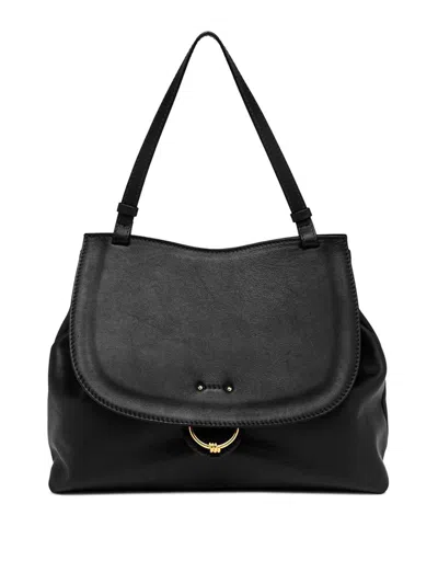 Gianni Chiarini Marlene Smooth Leather Handbag In Black