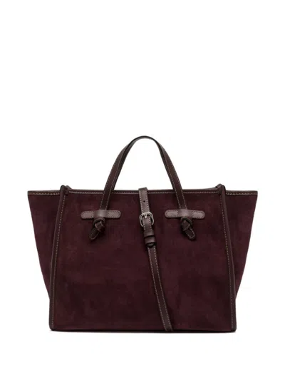 Gianni Chiarini Maroon Marcella Tote In Brown