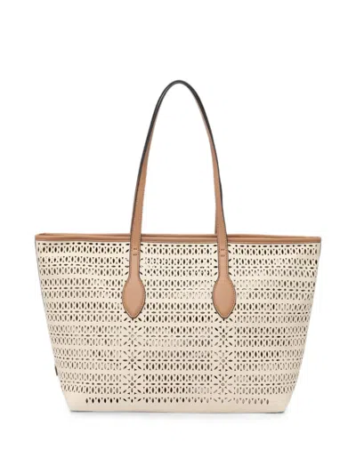 Gianni Chiarini Mashup Laser-cut Tote Bag In Brown