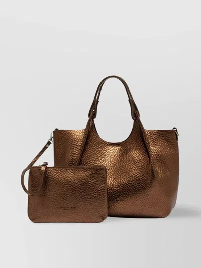 Gianni Chiarini Maxi-grain Leather Shoulder Bag