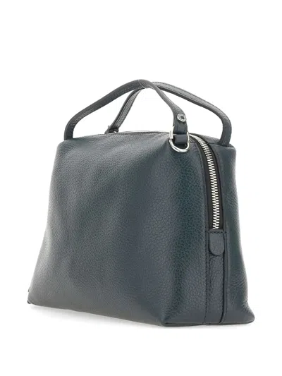 Gianni Chiarini Medium Alifa Pebbled Leather Tote Bag In Green