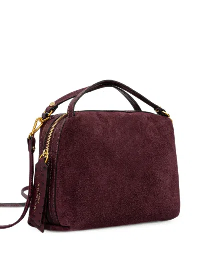 Gianni Chiarini Medium Alifa Suede Tote Bag In Burgundy