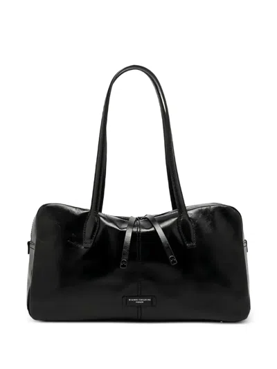 Gianni Chiarini Medium Aryna Leather Shoulder Bag In Black