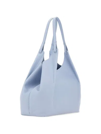 Gianni Chiarini Medium Dua Leather Shoulder Bag In Blue