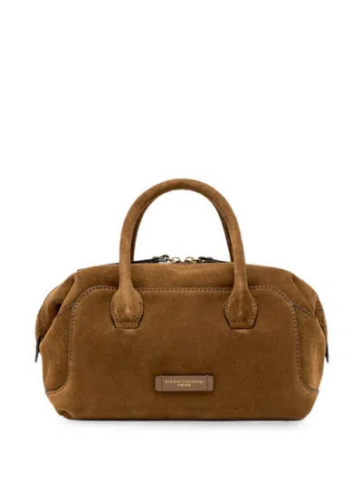Gianni Chiarini Medium Gemma Two-way Tote Bag In Brown