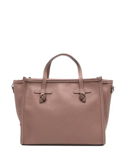 Gianni Chiarini Medium Marcella Pebbled Leather Tote Bag In Pink