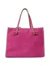 Gianni Chiarini Medium Miss Marcella 32 Leather Tote Bag In Pink