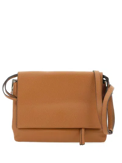 Gianni Chiarini Medium Three Leather Shoulder Bag In Brown